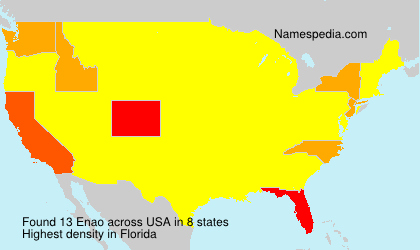 Surname Enao in USA