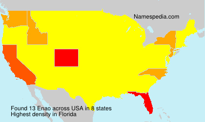 Surname Enao in USA Surname Enao in USA