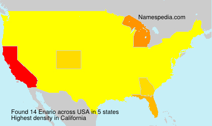Surname Enario in USA Surname Enario in USA