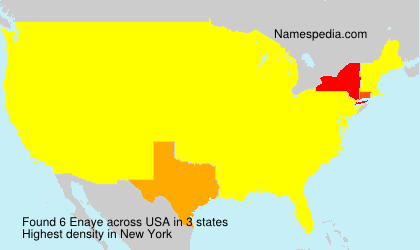 Surname Enaye in USA
