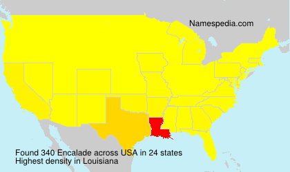 Surname Encalade in USA