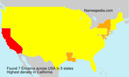 Surname Encarna in USA Surname Encarna in USA