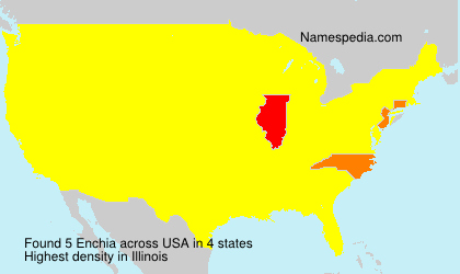 Surname Enchia in USA