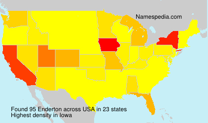 Surname Enderton in USA Surname Enderton in USA
