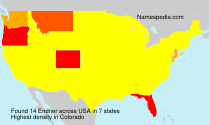 Surname Endner in USA Surname Endner in USA