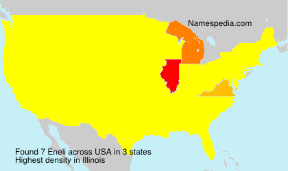 Surname Eneli in USA Surname Eneli in USA