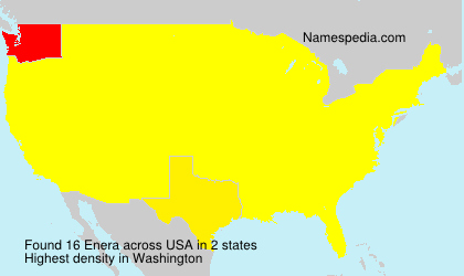 Surname Enera in USA Surname Enera in USA