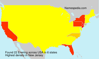 Surname Enering in USA Surname Enering in USA