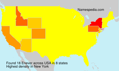 Surname Enever in USA Surname Enever in USA