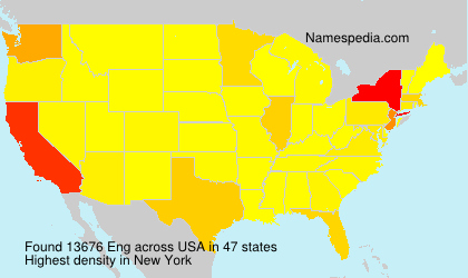 Surname Eng in USA Surname Eng in USA