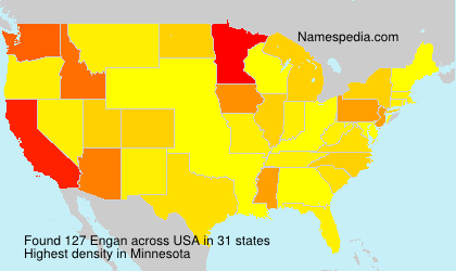 Surname Engan in USA Surname Engan in USA