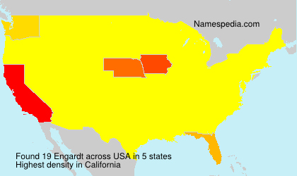 Surname Engardt in USA Surname Engardt in USA