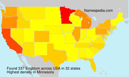 Surname Engblom in USA Surname Engblom in USA