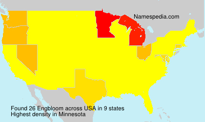 Surname Engbloom in USA Surname Engbloom in USA