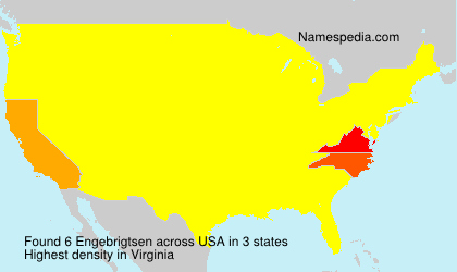 Surname Engebrigtsen in USA Surname Engebrigtsen in USA