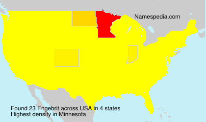 Surname Engebrit in USA