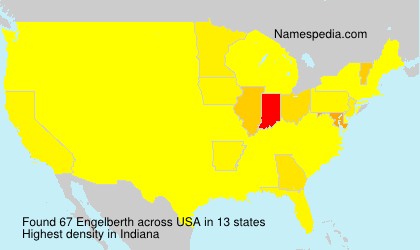 Surname Engelberth in USA Surname Engelberth in USA