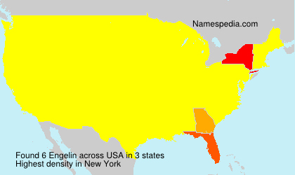 Surname Engelin in USA Surname Engelin in USA