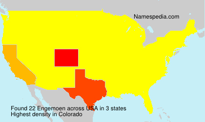 Surname Engemoen in USA Surname Engemoen in USA