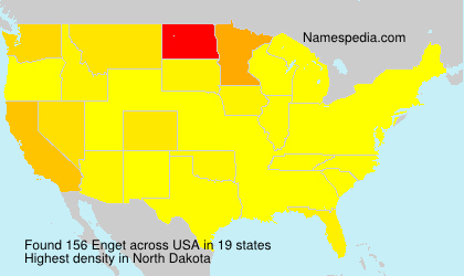 Surname Enget in USA Surname Enget in USA