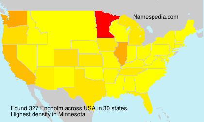 Surname Engholm in USA Surname Engholm in USA