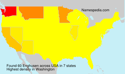 Surname Enghusen in USA Surname Enghusen in USA
