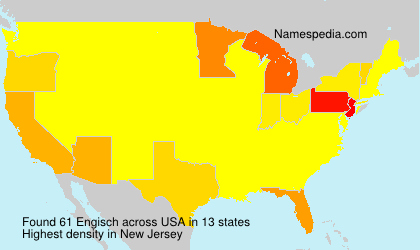 Surname Engisch in USA Surname Engisch in USA