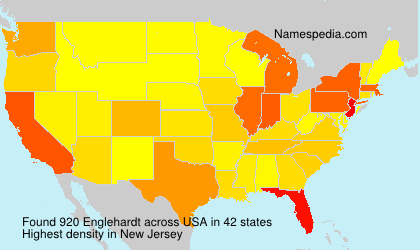 Surname Englehardt in USA Surname Englehardt in USA