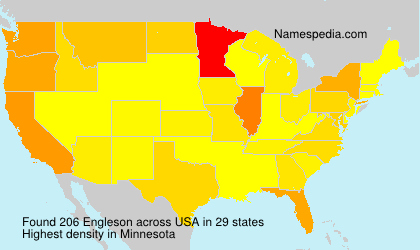 Surname Engleson in USA Surname Engleson in USA