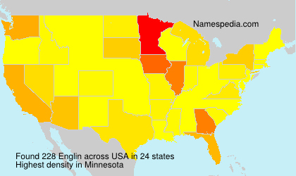 Surname Englin in USA Surname Englin in USA