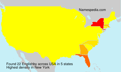 Surname Englishby in USA Surname Englishby in USA