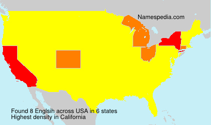 Surname Englsih in USA Surname Englsih in USA