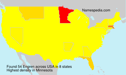 Surname Engren in USA