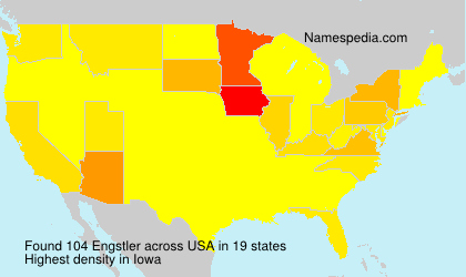 Surname Engstler in USA Surname Engstler in USA