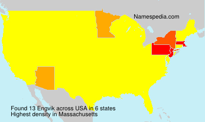 Surname Engvik in USA Surname Engvik in USA