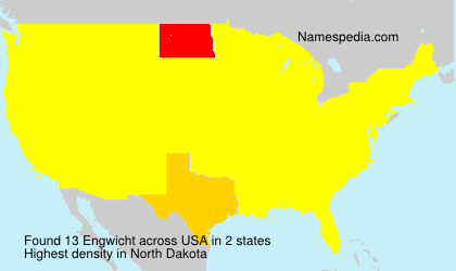 Surname Engwicht in USA Surname Engwicht in USA
