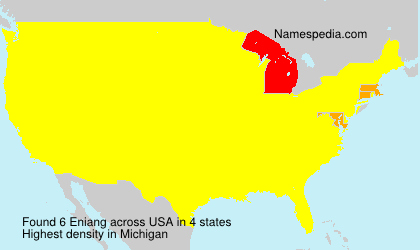 Surname Eniang in USA Surname Eniang in USA