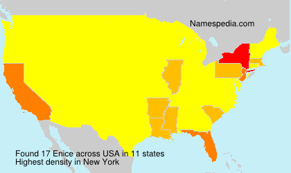 Surname Enice in USA Surname Enice in USA