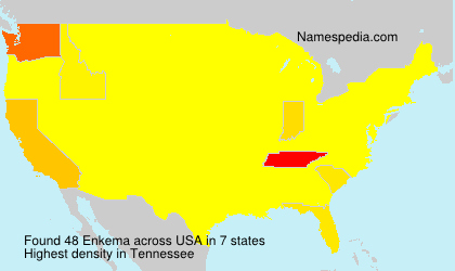 Surname Enkema in USA Surname Enkema in USA