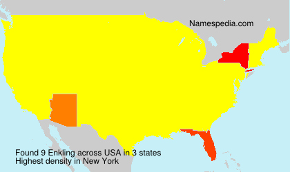 Surname Enkling in USA Surname Enkling in USA