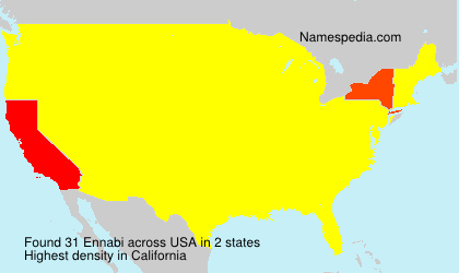 Surname Ennabi in USA