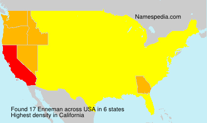 Surname Enneman in USA Surname Enneman in USA