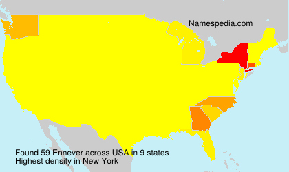 Surname Ennever in USA Surname Ennever in USA