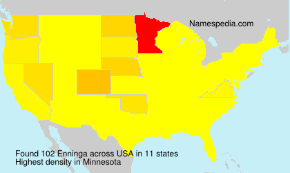 Surname Enninga in USA Surname Enninga in USA