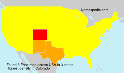 Surname Enostrosa in USA Surname Enostrosa in USA