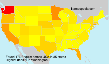 Surname Enquist in USA Surname Enquist in USA