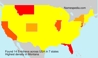 Surname Entcheva in USA Surname Entcheva in USA