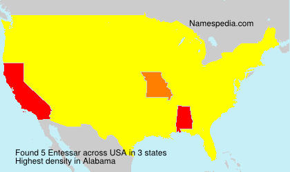 Surname Entessar in USA Surname Entessar in USA