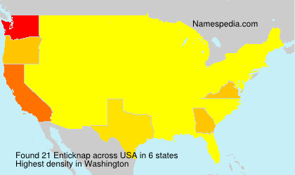 Surname Enticknap in USA Surname Enticknap in USA
