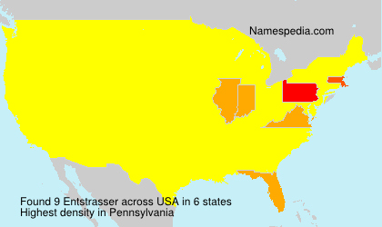 Surname Entstrasser in USA Surname Entstrasser in USA